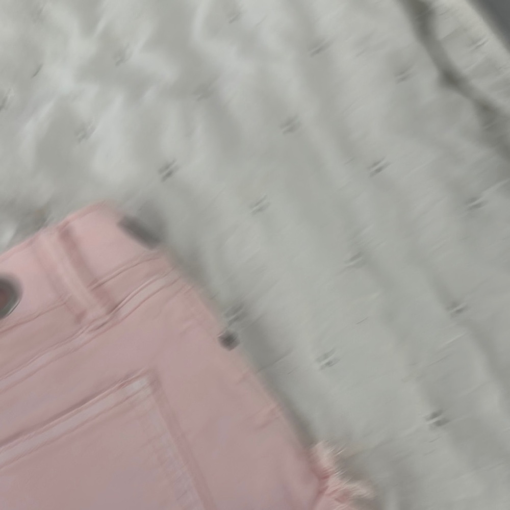 Pink Frayed Women's Shorts - Picture 5 of 6